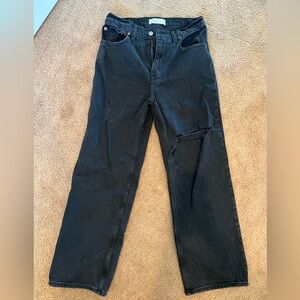 Abercrombie & Fitch Black Relaxed Jeans
